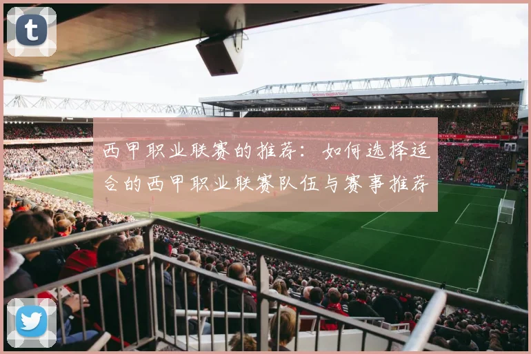 西甲职业联赛的推荐：如何选择适合的西甲职业联赛队伍与赛事推荐